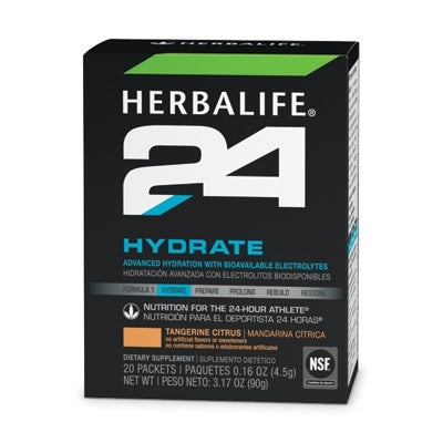 Herbalife H24 sinaasappelsmaak  Hydrate 20 porties