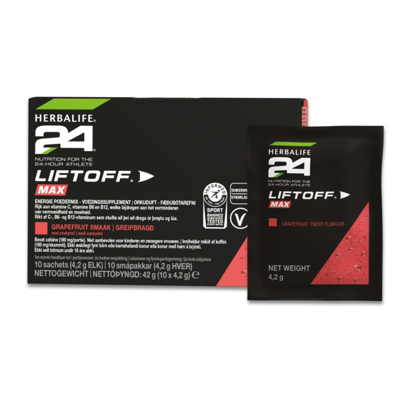 Herbalife LiftOff Max Grapefruit 10 zakjes